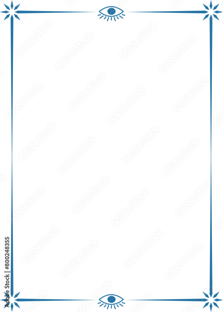 Esoteric linear engravings rectangular blank frames with astrological symbols Esoteric linear engravings rectangular blank frames with astrological symbols