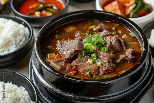 Korean beef bone soup