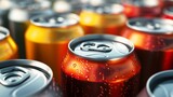 a bunch of soda cans generative ai