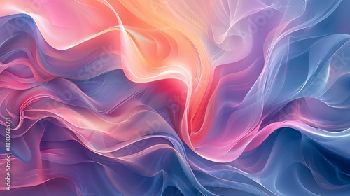 Simplified and dreamy abstract digital artwork suitable for editorial use.