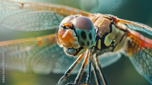 Macro shot of a dragonfly