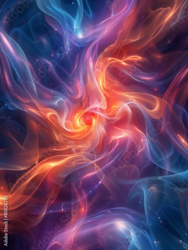 Abstract digital background with an editorial touch of magic.