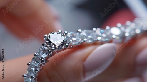 diamond bracelet generative ai