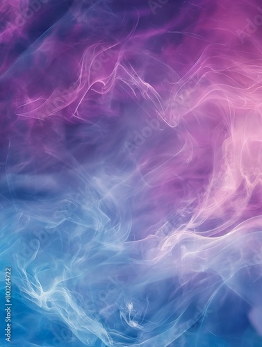 Blue pink gradient abstract smoke illustration background