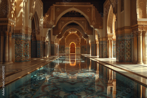 Journey through the corridors of history, tracing the migration of Islamic art across continents and civilizations, leaving its indelible mark. photo