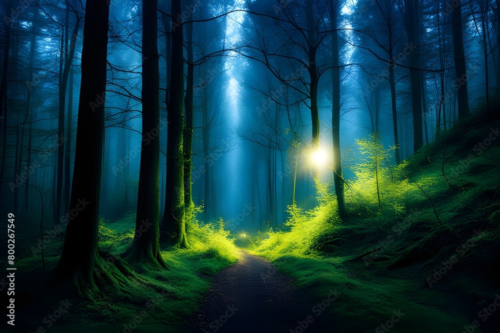Fototapeta premium Mysterious Forest.