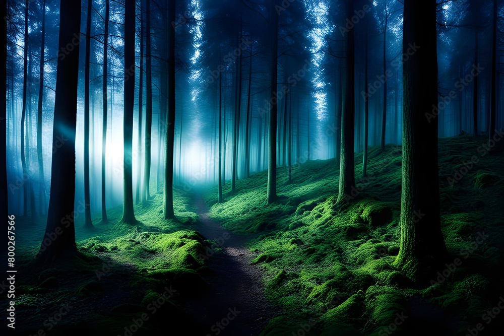 Fototapeta premium Mysterious Forest.