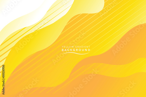 modern abstract yellow line wave background