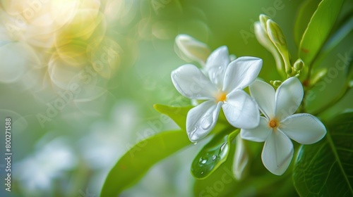 Macro shot of jasmine flower