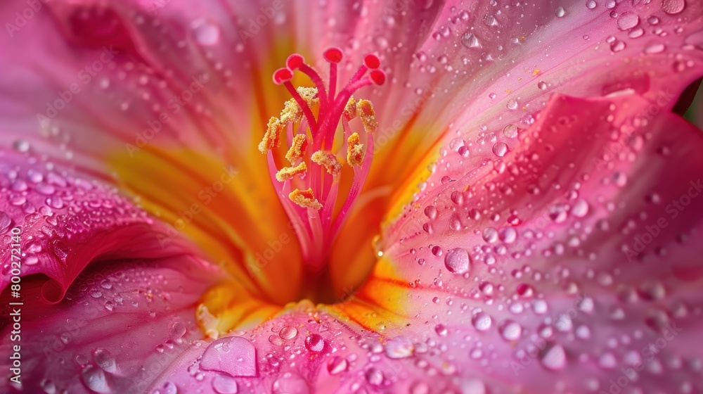 Macro shot of oleander flower Macro shot of oleander flower