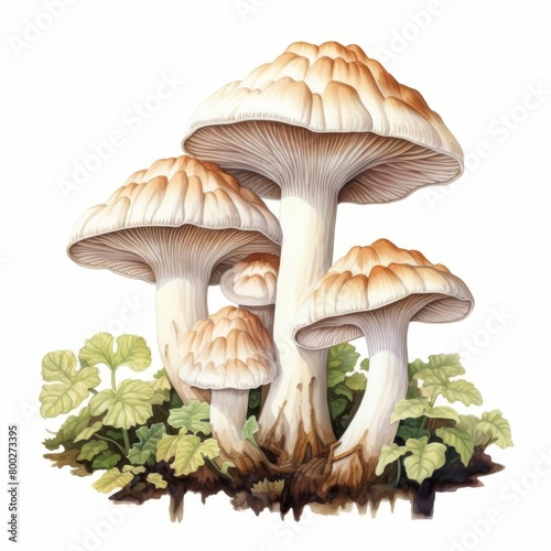 Lions Mane Mushrooms, White, shaggy mushrooms resembling a lions mane
