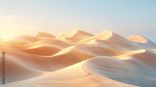 trail over sand dune peaks © Atipong