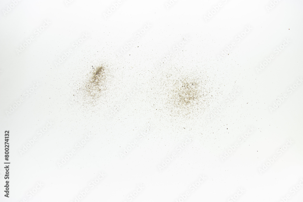 sand on white background