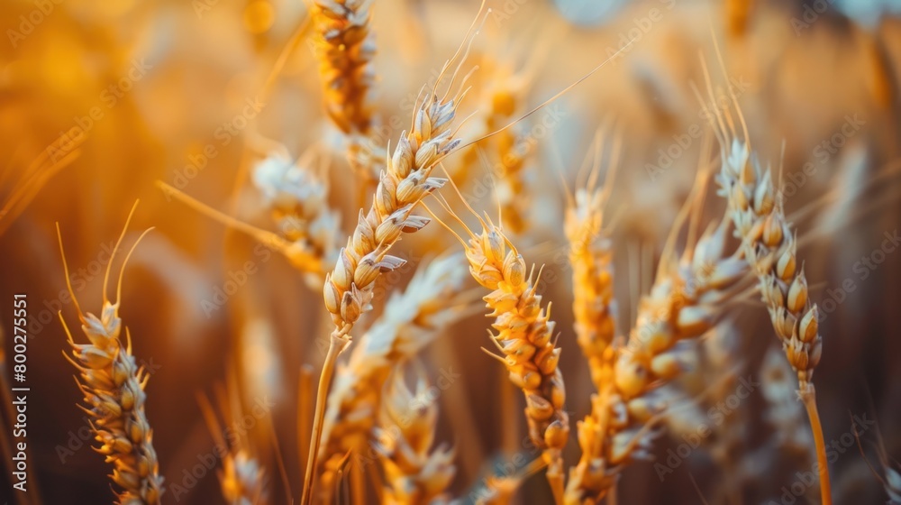 Macro shot of wheat