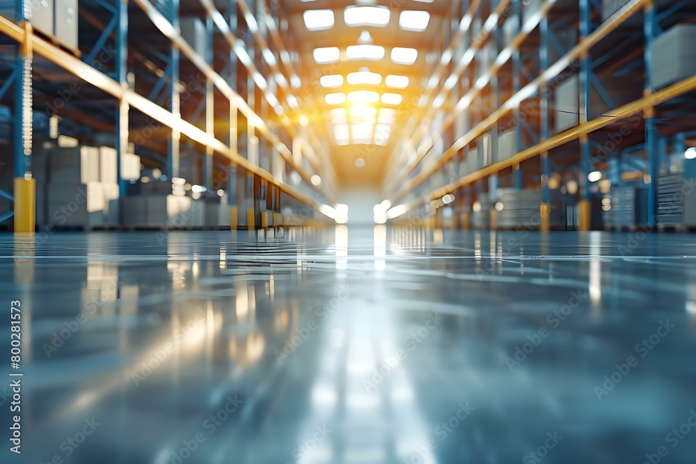 Contemporary warehouse or logistics center structure. Concept Warehouse Design, Logistics Management, Industrial Architecture Contemporary warehouse or logistics center structure. Concept Warehouse Design, Logistics Management, Industrial Architecture