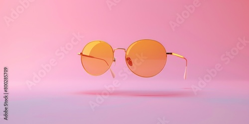 sunglasses symbol on a blush backdrop