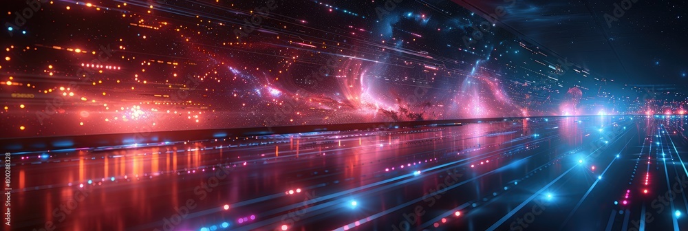 Light speed effects, Particle wave background, digital network background, website banner, big data network connection background Light speed effects, Particle wave background, digital network background, website banner, big data network connection background