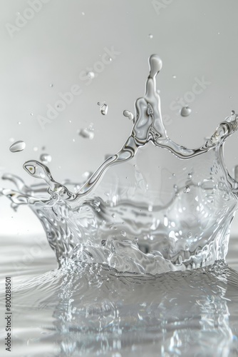Splash of fluid Generative AI © Valentine
