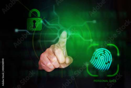 Biometric Data protection; Fingerprint authentication system