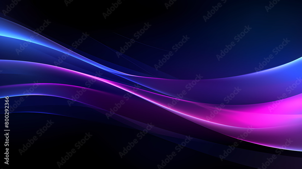 Fototapeta premium Abstract technology glowing lines