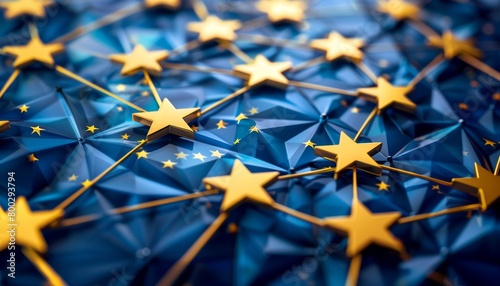 Digital constellation  networks, connectivity, and data integration in the european union photo