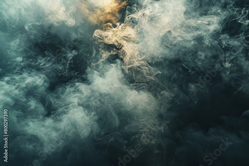 Smoke in the spotlight © LimeSky