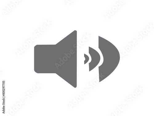 volume full vector icon 