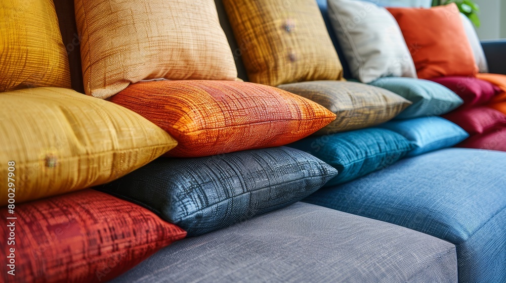 Fabric Sofa Color Palette: Photos showcasing fabric sofas in a range of colors