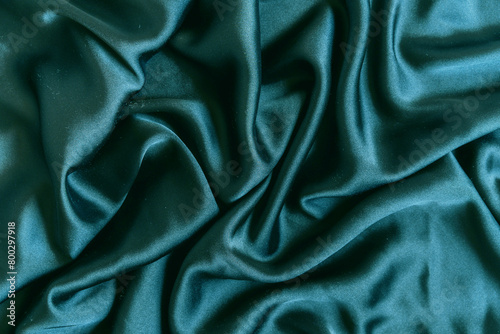 green satin silk background texture 