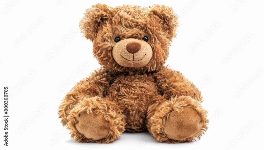 Obraz premium White background teddy bear cutout