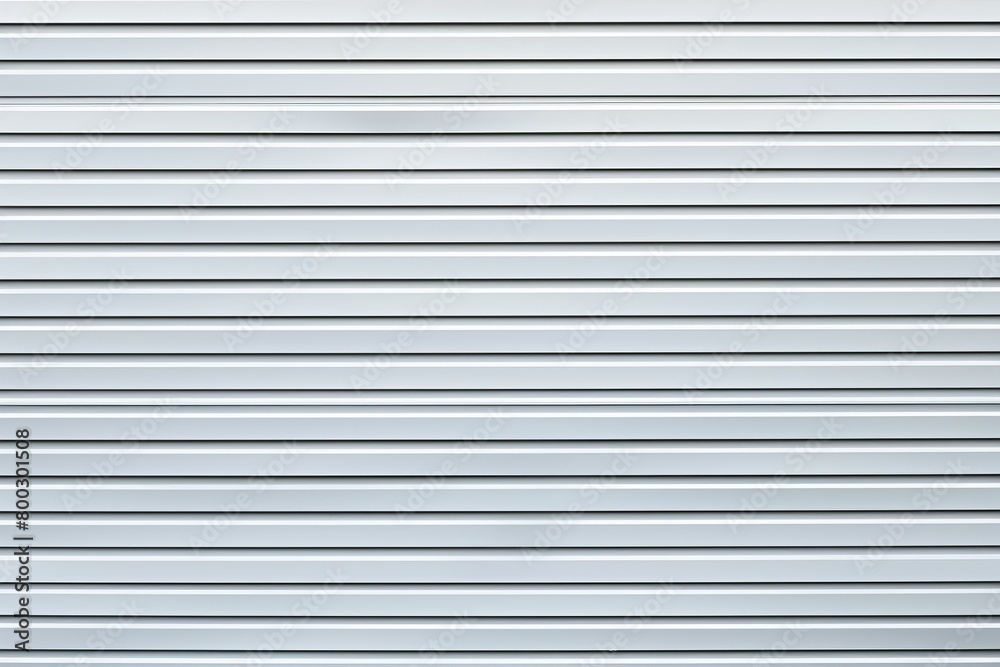 White metal roller door with texture isolated on white background White metal roller door with texture isolated on white background