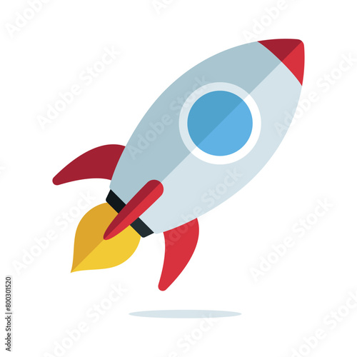Rocket Ship Half Shadow