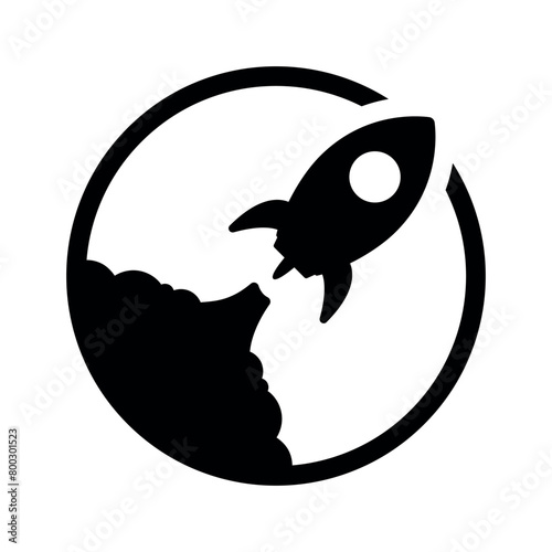 Rocket Ship Launch Circle