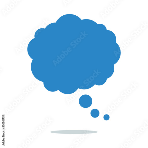Thought Cloud Bubble Flat