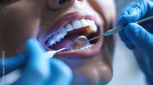 Expert Hands at Work  Close-up of dentist Procedure