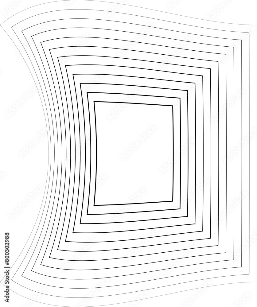 Square amorphous shapes with blending line gradient Square amorphous shapes with blending line gradient