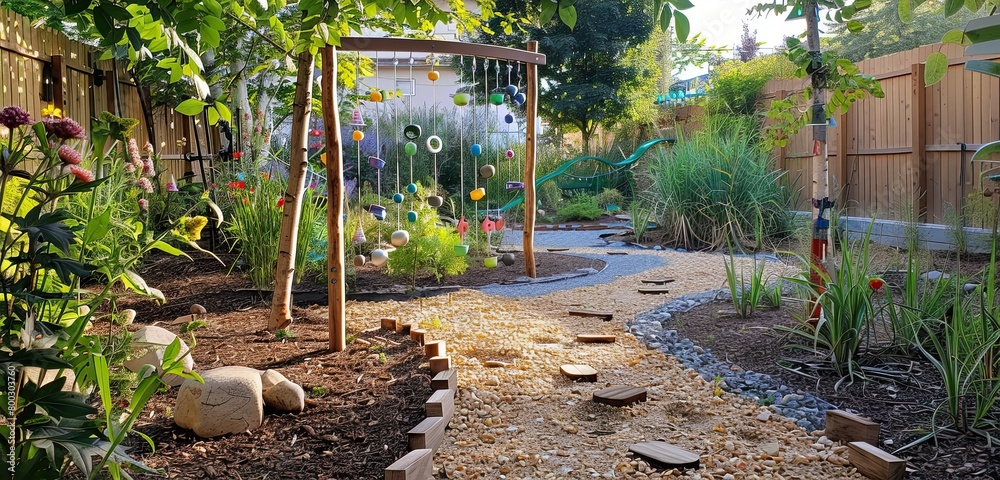 Fototapeta premium garden in the jungle