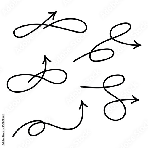 Arrow Calligraphy Style Set