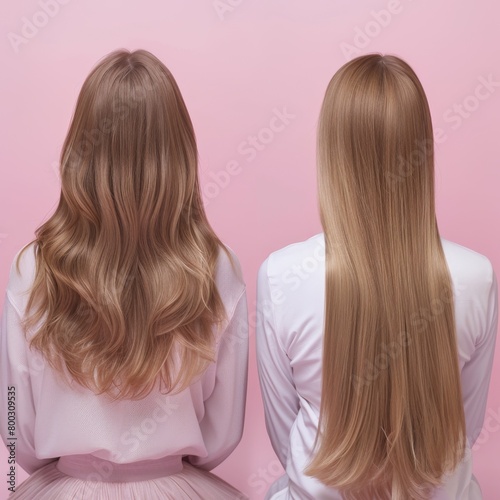 professional photo of hair style concept of female