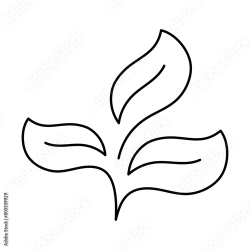 Plant Outline Lines