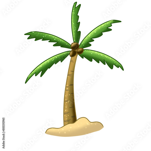 coconut tree by sabilafaii