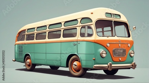 old bus on the street