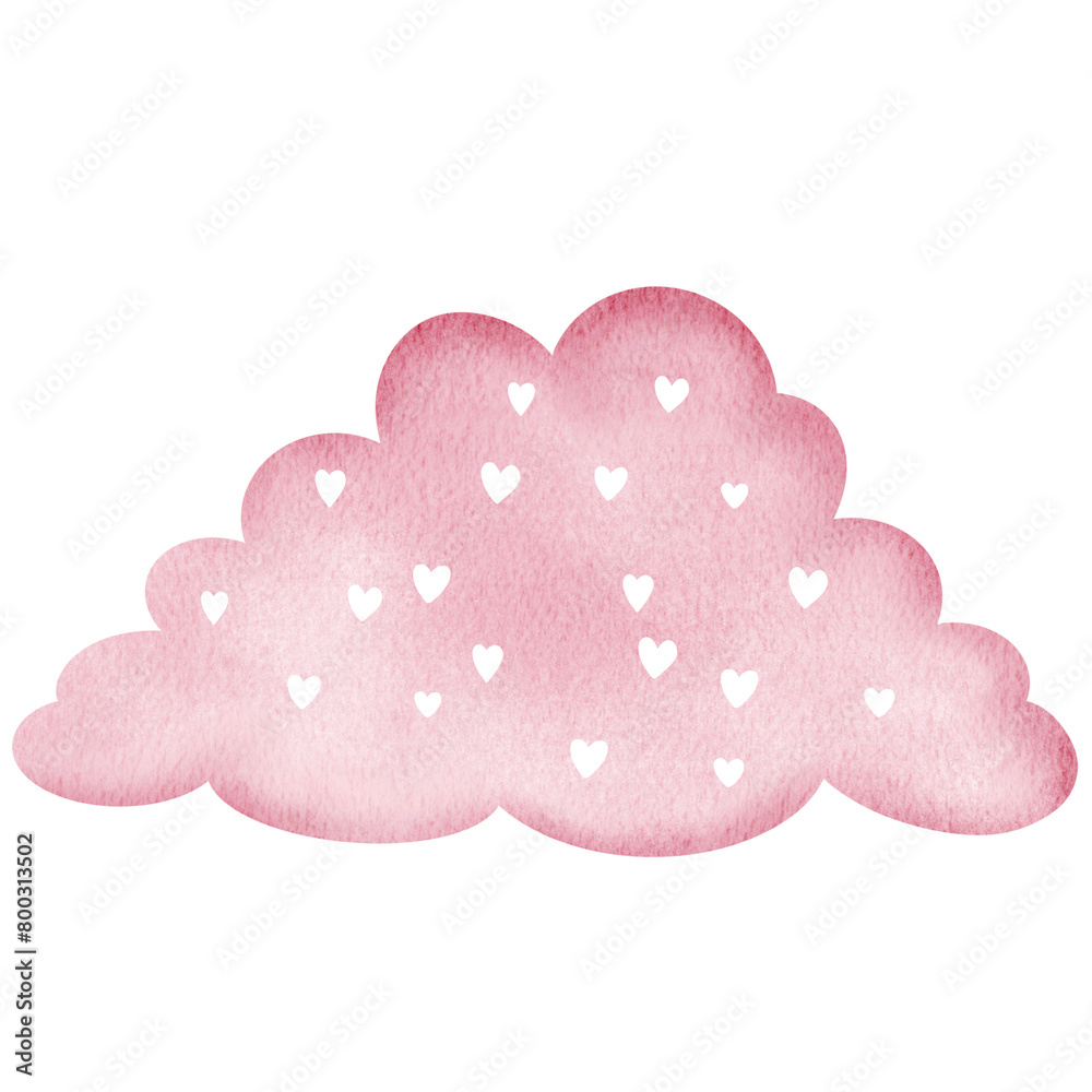 pink heart cloud pink heart cloud