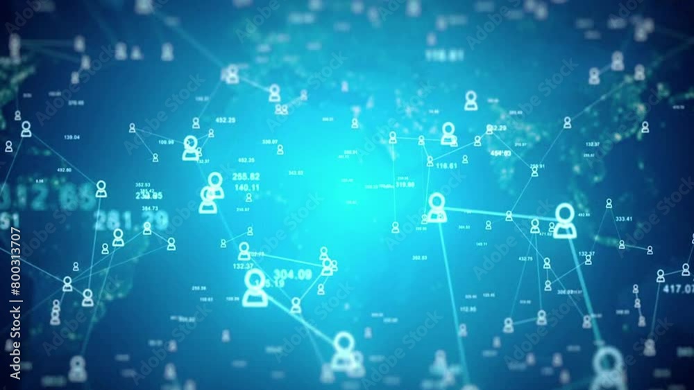 Ai Deep Learning Technology, World Global Cybersecurity Big Data Network Cloud Computing Iot Communication, Connection people Video Ai Deep Learning Technology, World Global Cybersecurity Big Data Network Cloud Computing Iot Communication, Connection people Video
