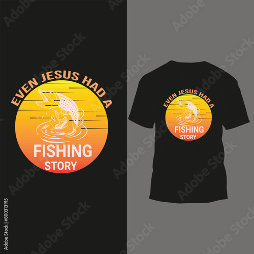 Printeven jesus had a fishing story