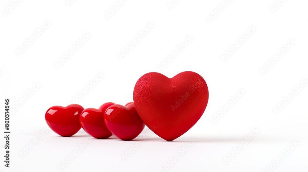 Sales of balloons for Valentine's Day isolated on a white background Sales of balloons for Valentine's Day isolated on a white background