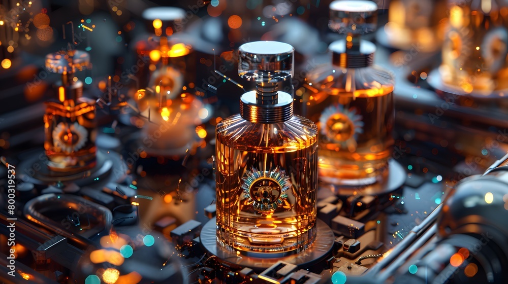 Production and laboratory testing of perfumes from the future laboratory perfume concept.