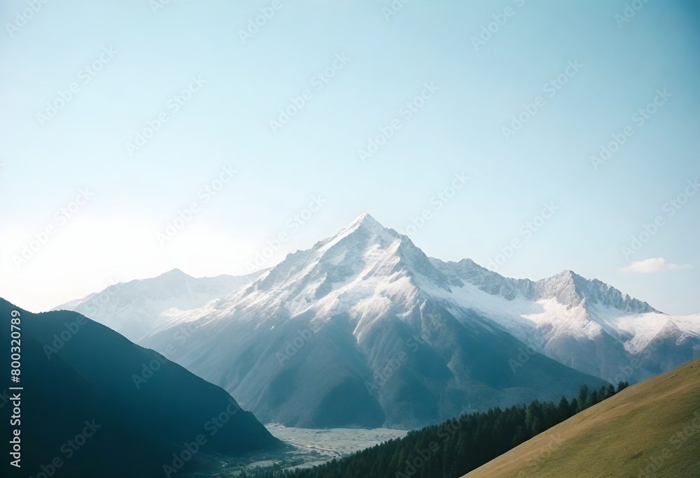 Fototapeta premium Majestic mountain scenery wallpaper background