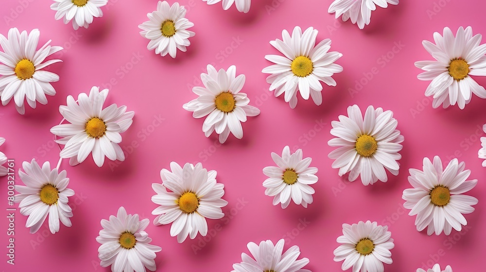 White chamomile flowers, natural background. An invitation card, a place for the text. White chamomile flowers, natural background. An invitation card, a place for the text.