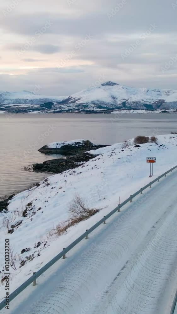 Aerial view of beautiful Norway landscape Aerial view of beautiful Norway landscape
